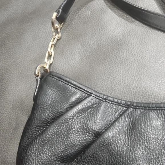 Tory Burch Black Crossbody Bag with Gold Accents - Picture 9 of 9